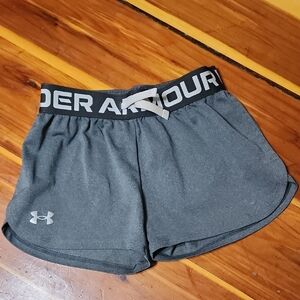 Under Armour Kids Gray Athletic Shorts